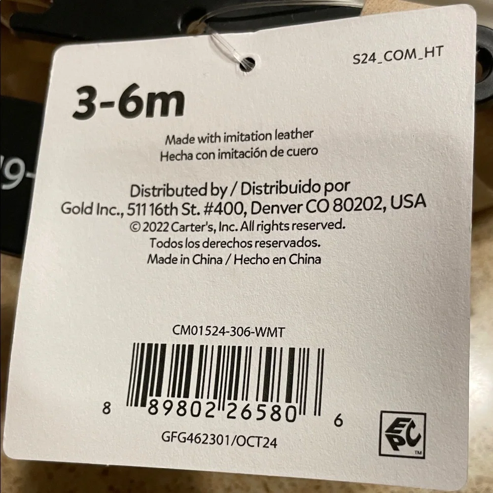 Carter's Beige Baby Walker Shoes